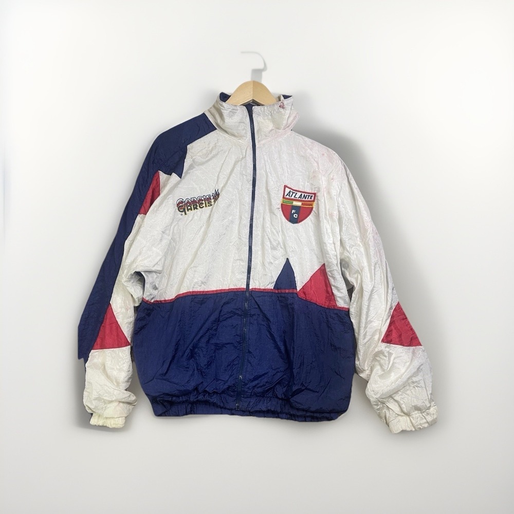 Vintage‎ Atlante Garcis Jacket 80s Men Size 34 Soccer Track Windbreaker